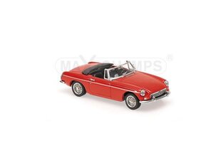MGB CABRIOLET - 1962 -Red Car Model Maxichamps 1:43 cena un informācija | Kolekcionējamie modeļi | 220.lv