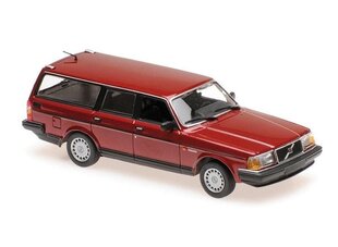 Модель машины VOLVO 240 GL BREAK - 1986 - DARK RED METALLIC Car Model Maxichamps 1:43 цена и информация | Коллекционные модели автомобилей | 220.lv