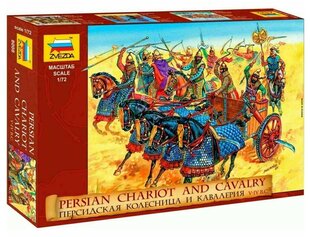 Zvezda 8008 Persian Chariot &amp; Cavalry V-IV B.C 1:72 cena un informācija | Līmējamie modeļ | 220.lv