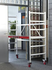 Alumīnija mobilais tornis ALTREX RS 44 sērija (darba augstums 3,80 m) cena un informācija | Saliekamās kāpnes, celtniecības sastatnes | 220.lv