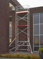Alumīnija mobilais tornis ALTREX RS 44 sērija (darba augstums 3,80 m) cena un informācija | Saliekamās kāpnes, celtniecības sastatnes | 220.lv