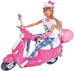 Lelle ar motociklu Simba Steffi Love cena un informācija | Rotaļlietas meitenēm | 220.lv