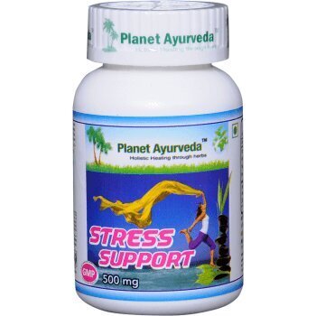 Uztura bagātinātājs Stress Support, Planet Ayurveda™ kapsulas pret stresu, 60 gab. цена и информация | Uztura bagātinātāji atjaunošanai pēc slodzes | 220.lv
