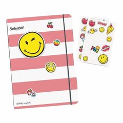 Блокнот Herlitz My.Book Flex PP А4 2х40 листов клетка+линия SmileyWorld Girly цена и информация | Тетради и бумажные товары | 220.lv