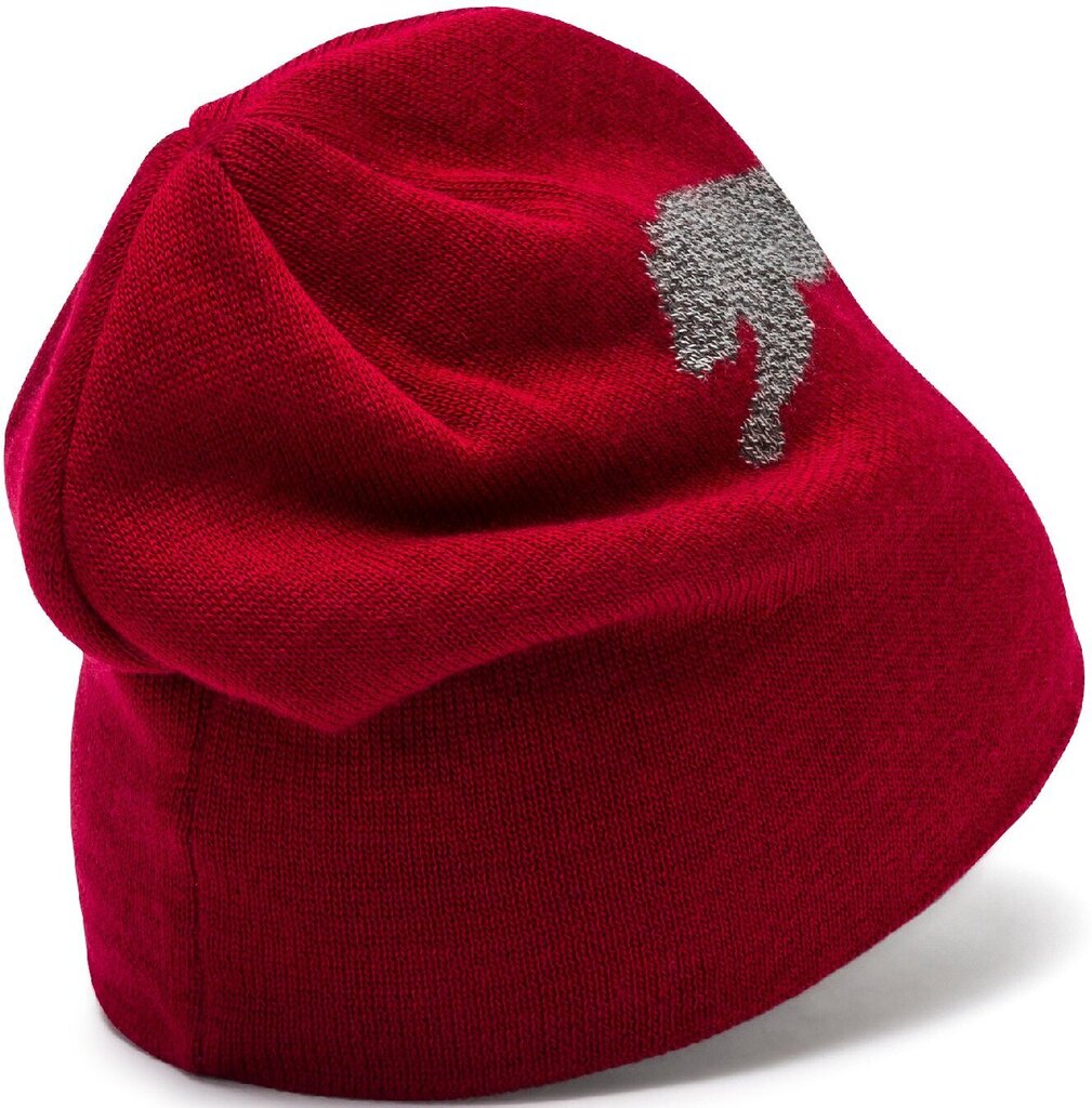 Puma cepure Ess Logo Beanie Sarkana cena un informācija | Sieviešu cepures | 220.lv
