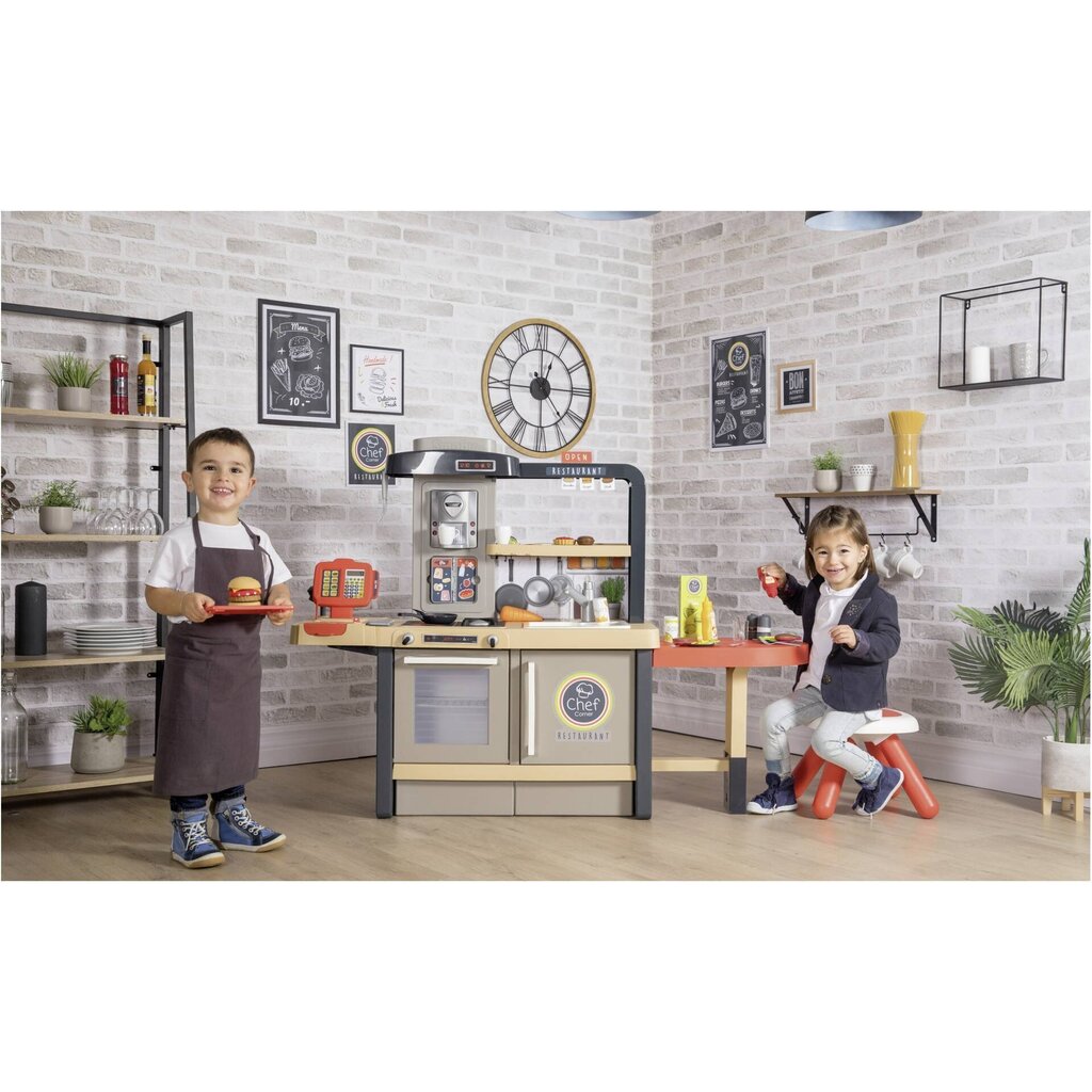 Restorāns-virtuvīte Chef Restaurant Somba Simba Smoby cena un informācija | Rotaļlietas meitenēm | 220.lv