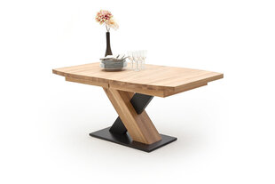 Izvelkamais galds MC Akcent Mendoza B, 180/270x100 cm, gaiši brūns cena un informācija | Virtuves galdi, ēdamgaldi | 220.lv