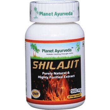 Uztura bagātinātājs Shilajit (mūmijs), Planet Ayurveda™ jaunību atjaunojošs eleksīrs, 60 gab. цена и информация | Uztura bagātinātāji enerģijai | 220.lv