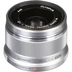 M.Zuiko Digital ED 25 мм f/1.8 объектив, серебристый цена и информация | Объективы | 220.lv