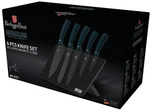 Berlinger Haus Metallic Line набор ножей Aquamarine Edition, 6 частей цена и информация | Ножи и аксессуары для них | 220.lv
