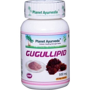 Uztura bagātinātājs Planet Ayurveda „Gugullipid", 60 kapsulas cena un informācija | Uztura bagātinātāji tievēšanai | 220.lv