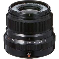 FUJIFILM FUJINON XF 23mm F2 R WR (Black) cena un informācija | Objektīvi | 220.lv