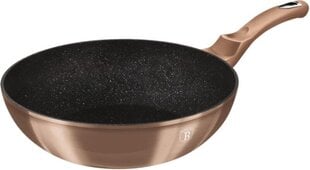 Berlinger Haus Metallic Line Wok panna Rose Gold Edition, 30 cm цена и информация | Cковородки | 220.lv