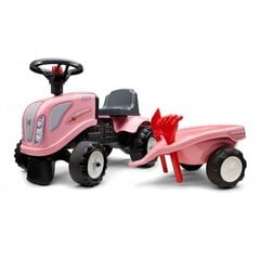 Толкаемый трактор с прицепом и аксессуарами Falk New Holland, 288C цена и информация | Игрушки для малышей | 220.lv