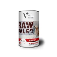 Raw Paleo konservi pieaugušiem suņiem ar liellopu gaļu, bez graudiem, 400g cena un informācija | Konservi suņiem | 220.lv