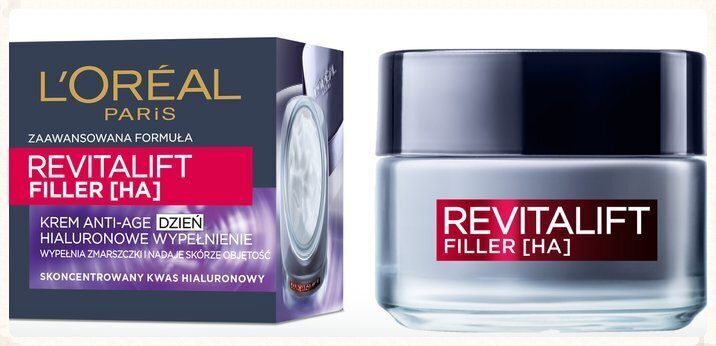 Dienas sejas krēms L'Oréal Paris Revitalift Filler HA 50 ml цена и информация | Sejas krēmi | 220.lv