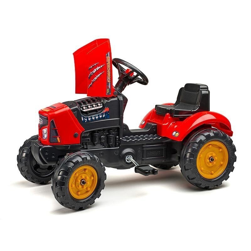 Pedāļu minamais traktors ar piekabi Falk Supercharger, 2030AB цена и информация | Rotaļlietas zēniem | 220.lv