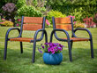 Krēsls Patio Park Lux, brūns/pelēks cena un informācija | Dārza krēsli | 220.lv