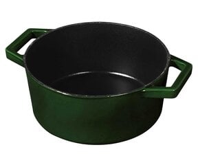 Berlinger Haus čuguna kastrolis ar vāku Emerald Collection, 4,35 l, 24 cm cena un informācija | Katli, tvaika katli | 220.lv