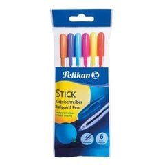 Pelikan Шариковая ручка STICK, 6 цвета цена и информация | Письменные принадлежности | 220.lv