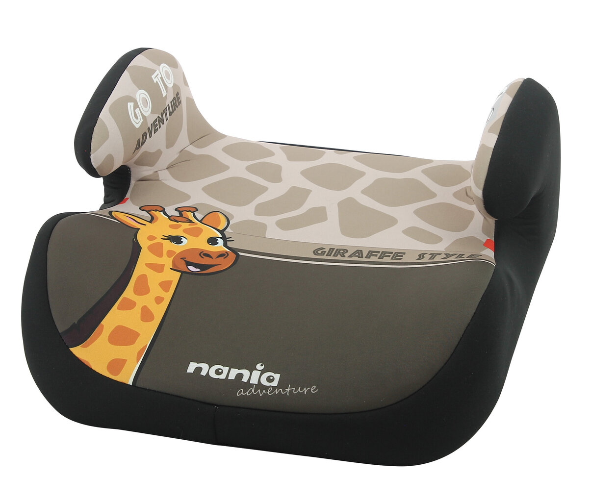 Autokrēsliņš-paaugstinājums Nania Topo Comfort Adventure Giraffe, 549249 цена и информация | Autokrēsliņi | 220.lv