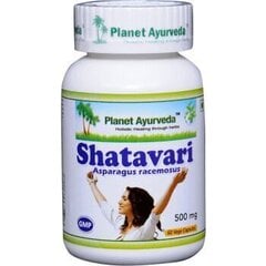 Женский эликсир Shatavari BIO, Planet Ayurveda™, 60 капсул цена и информация | Витамины, пищевые добавки, препараты для хорошего самочувствия | 220.lv