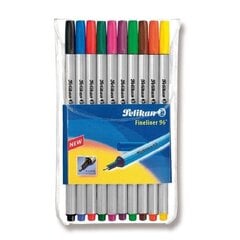 Pelikan Tintes pildspalva, Fineliner 96, ar 10 krāsu цена и информация | Письменные принадлежности | 220.lv