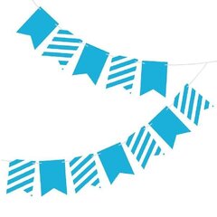 Баннер "Mix & Match" голубой, полосатой,  2,5 м цена и информация | Праздничные декорации | 220.lv