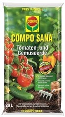 Substrats tomātiem un dārzeņiem Comp Sana, 20L cena un informācija | Grunts, zeme, kūdra, komposts | 220.lv