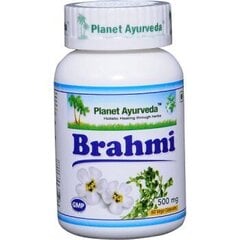 Тоник для улучшения памяти, Brahmi BIO, Planet Ayurveda™, 60 капсул цена и информация | Витамины, пищевые добавки, препараты для хорошего самочувствия | 220.lv