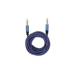 Кабель Sbox AUX Cable 3.5мм to 3.5 мм fruity blue 3535-1.5BL цена и информация | Кабели и провода | 220.lv