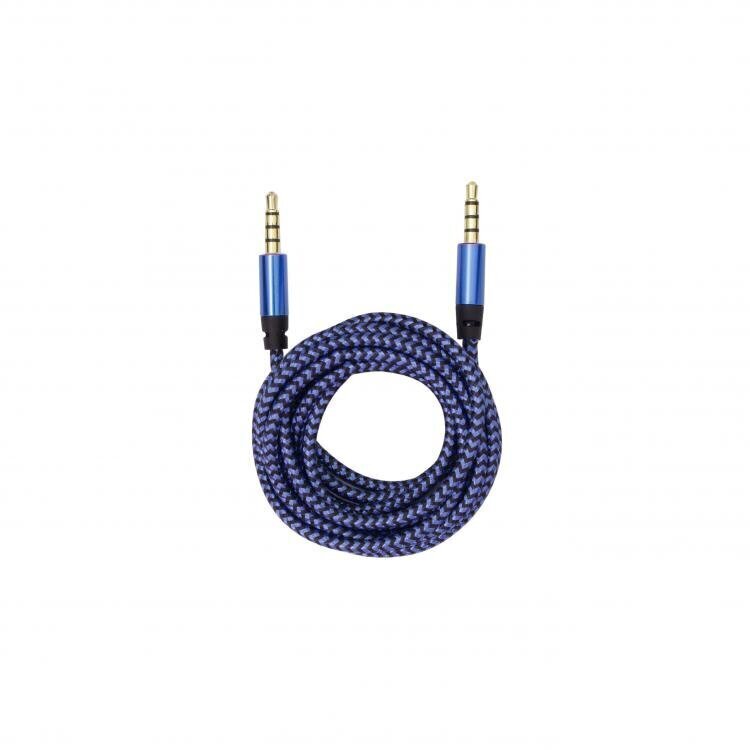 Kabelis Sbox AUX Cable 3.5mm to 3.5mm fruity blue 3535-1.5BL цена и информация | Kabeļi un vadi | 220.lv