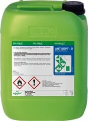 Bio-Chem Antisept D roku dezinfekcijas līdzeklis, 20 l, kanniņa cena un informācija | Pirmā palīdzība | 220.lv