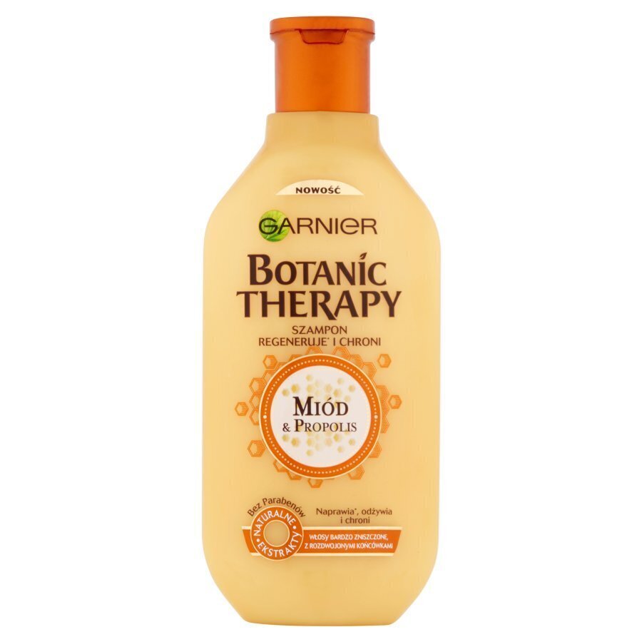 Šampūns bojātiem matiem Garnier Botanic Therapy Honey & Propolis, 400 ml цена и информация | Šampūni | 220.lv