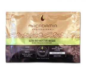 Увлажняющая маска для волос Macadamia Professional 30 мл цена и информация | Средства для укрепления волос | 220.lv