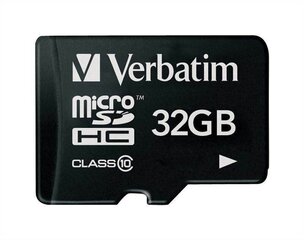 Verbatim microSDHC 32GB cena un informācija | Atmiņas kartes mobilajiem telefoniem | 220.lv