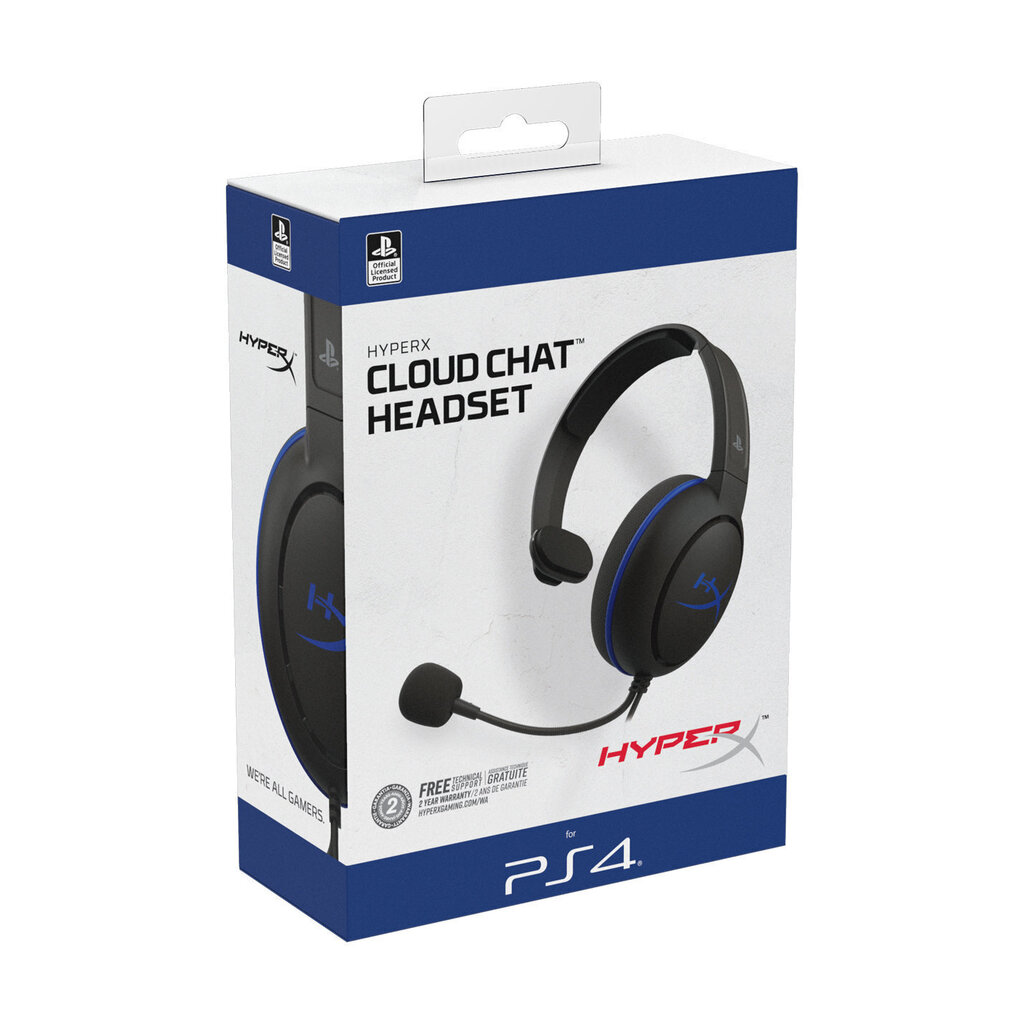 HyperX Cloud Chat PS4 HX-HSCCHS-BK/EM цена и информация | Austiņas | 220.lv