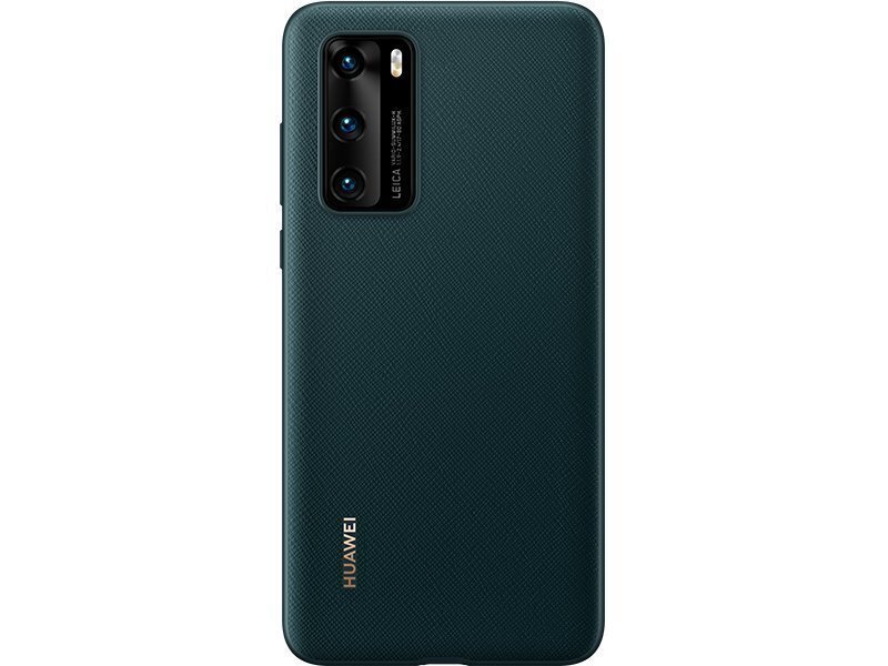 Huawei PU Case, paredzēts Huawei P40, zaļš цена и информация | Telefonu vāciņi, maciņi | 220.lv