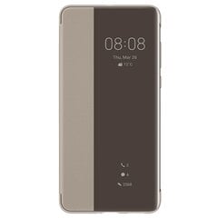 Huawei Smart View Flip Cover, paredzēts Huawei P40, brūns cena un informācija | Telefonu vāciņi, maciņi | 220.lv