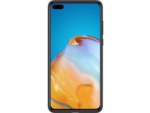 Huawei Silicone Case, paredzēts Huawei P40, melns цена и информация | Чехлы для телефонов | 220.lv