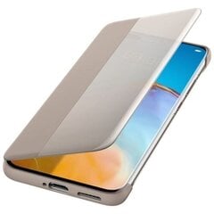 Huawei Smart View Flip Cover, paredzēts Huawei P40 Pro, brūns цена и информация | Чехлы для телефонов | 220.lv