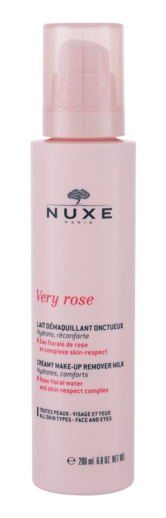 Krēmveida kosmētikas noņemšanas līdzeklis Nuxe Very Rose 200 ml цена и информация | Sejas ādas kopšana | 220.lv