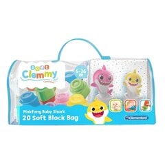 Кубики Clementoni Clemmy Baby shark, 20 шт., 17428 цена и информация | Игрушки для малышей | 220.lv