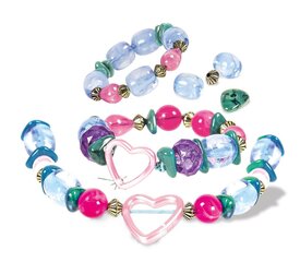 Творческий набор браслетов Clementoni Crazy Chic Mineral Jewels, 18580 цена и информация | Развивающие игрушки | 220.lv