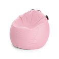 Кресло-мешок Qubo™ Comfort 80, гобелен, светло розовое