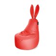 Кресло-мешок Qubo™ Mommy Rabbit, гобелен, красное