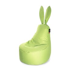 Кресло-мешок Qubo™ Mommy Rabbit, гобелен, светло-зеленое цена и информация | Кресла-мешки и пуфы | 220.lv