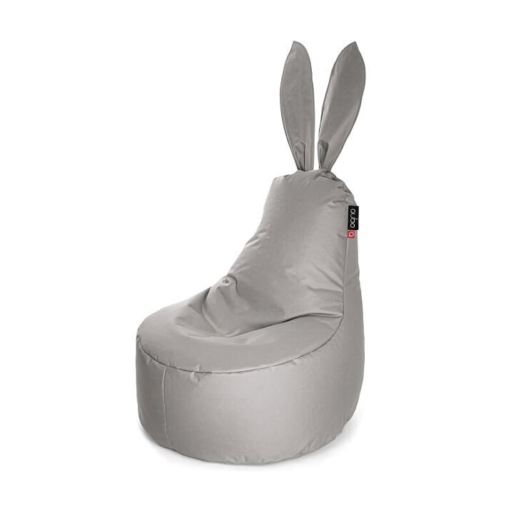 Sēžammaiss Qubo™ Mommy Rabbit, gobelēns, gaiši pelēka цена и информация | Sēžammaisi, pufi | 220.lv