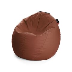 Кресло-мешок Qubo™ Comfort 80, гобелен, коричневое цена и информация | Детские диваны, кресла | 220.lv