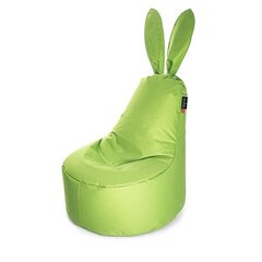Кресло-мешок Qubo™ Daddy Rabbit, гобелен, светло-зеленое цена и информация | Кресла-мешки и пуфы | 220.lv